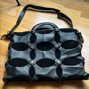 Black Bodhi Women's Leather Hand Bag